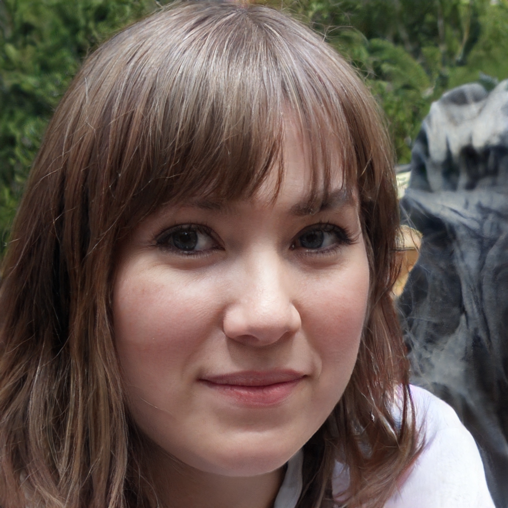 Photo d'une jeune femme souriante